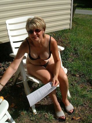 Nearly nude mature wives in