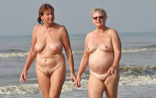 Naked Moms on the beach