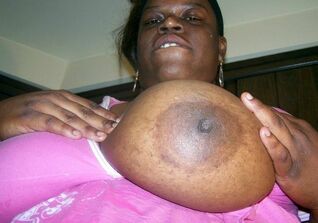 Obese ebony mature housewife